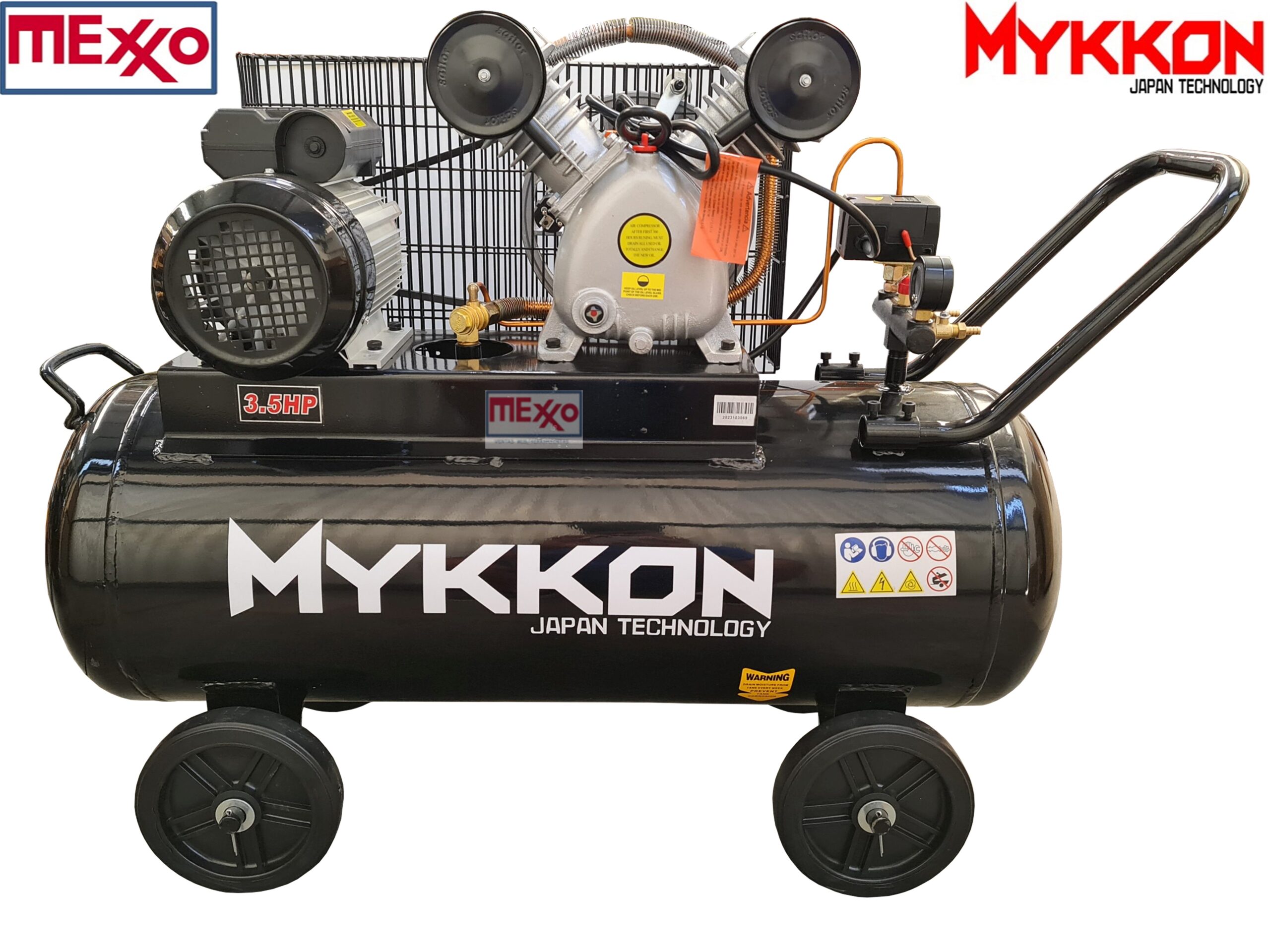 Compresor De Aire 120lts 3.5 Hp 2 Pistones Lic. Japón - Imagen 5