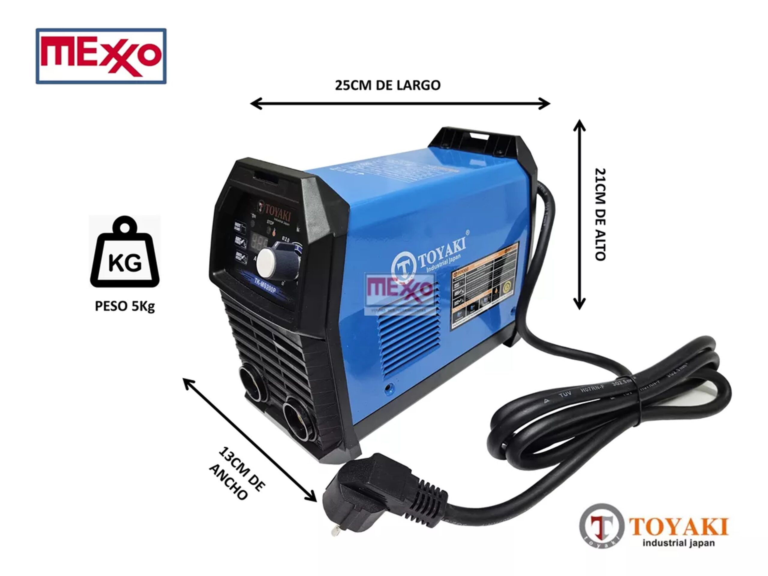 Maquina De Soldar 200amp Toyaki Japón Uso Pesado Más Mascara - Imagen 2