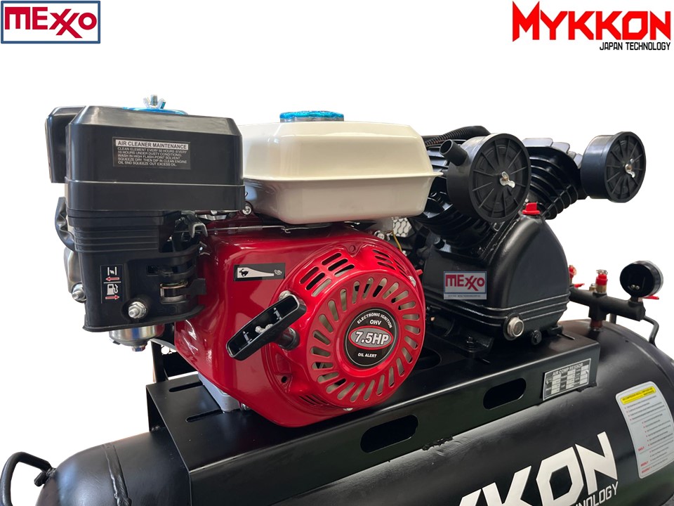 Compresor Autonomo 100l, Bencina 7,5 Hp Mykkon Japon - Imagen 6