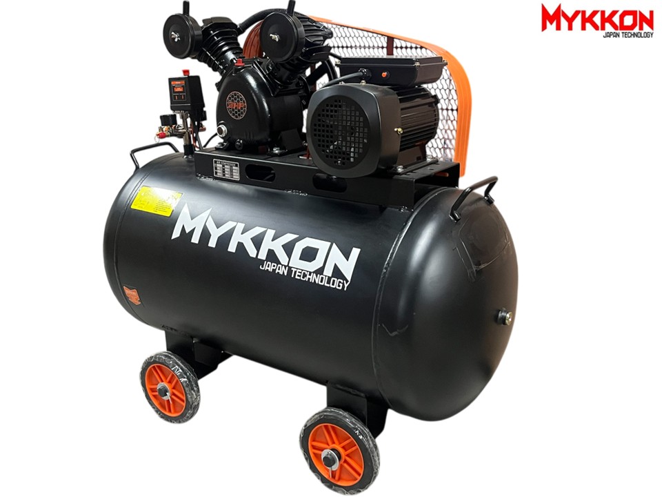 Compresor de Aire Industrial 200L 3HP Mykkon Japón - Imagen 4