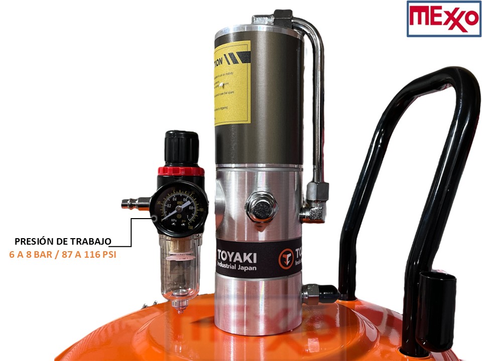 Grasera Neumática 35 litros TOYAKI - Imagen 5