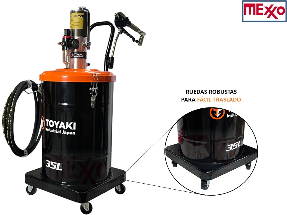 Grasera Neumática 35 litros TOYAKI - Imagen 6