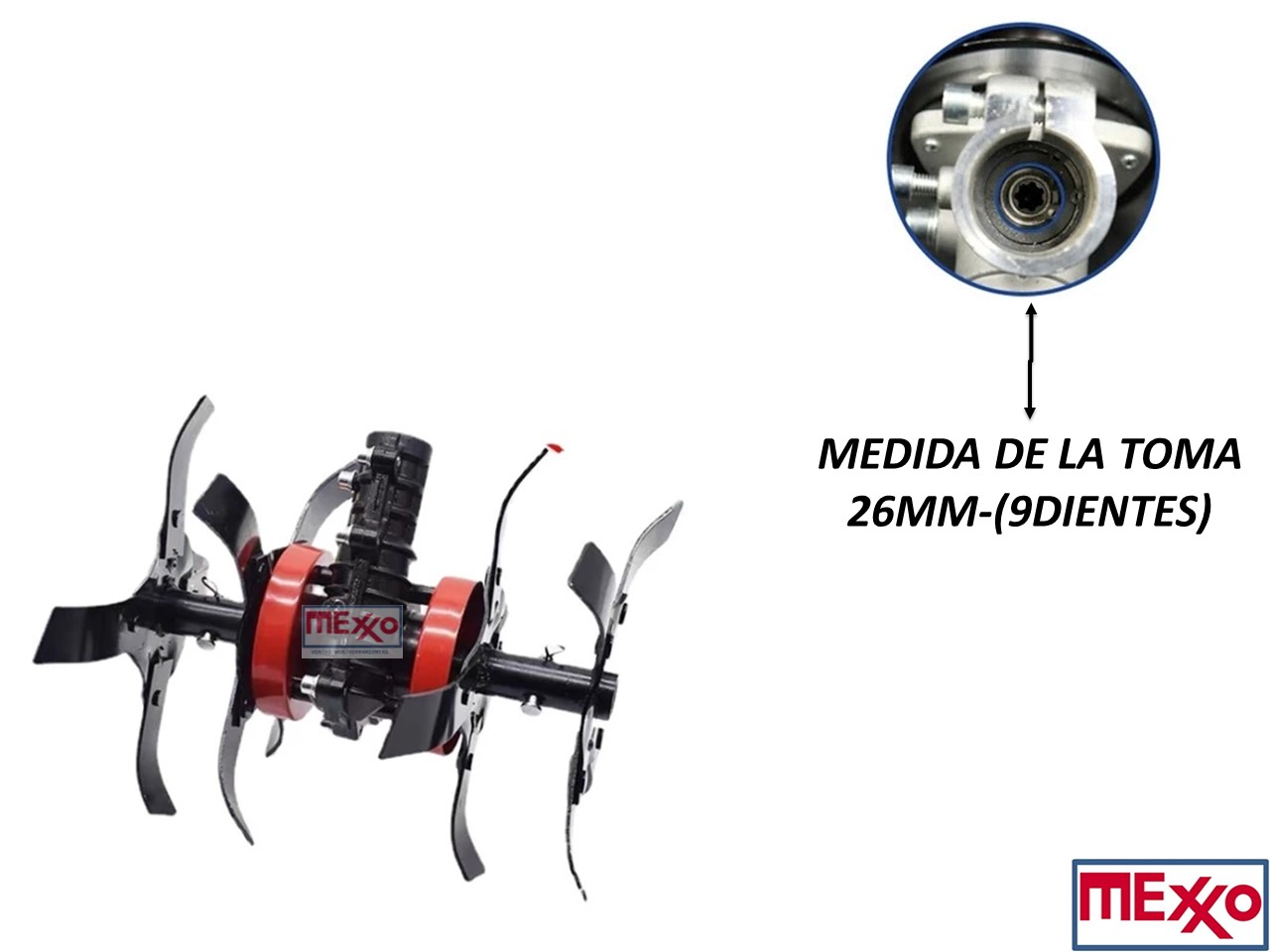 Cuchilla De Cultivador Para Desbrozadora - Imagen 3