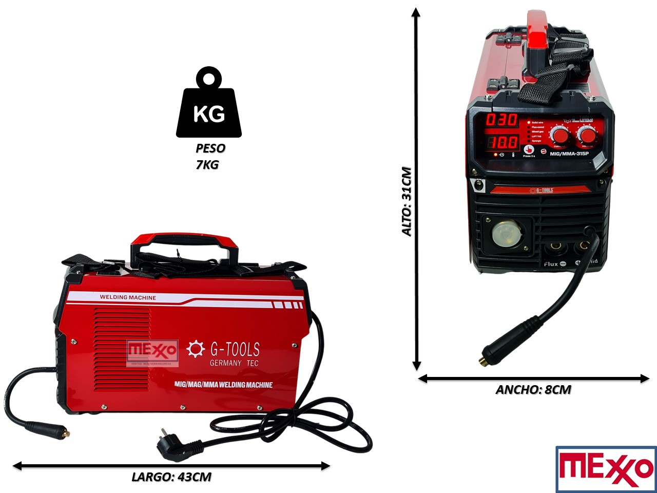 Maquina De Soldar Mig/mma Inverter 315amp Con Y Sin Gas - Imagen 3