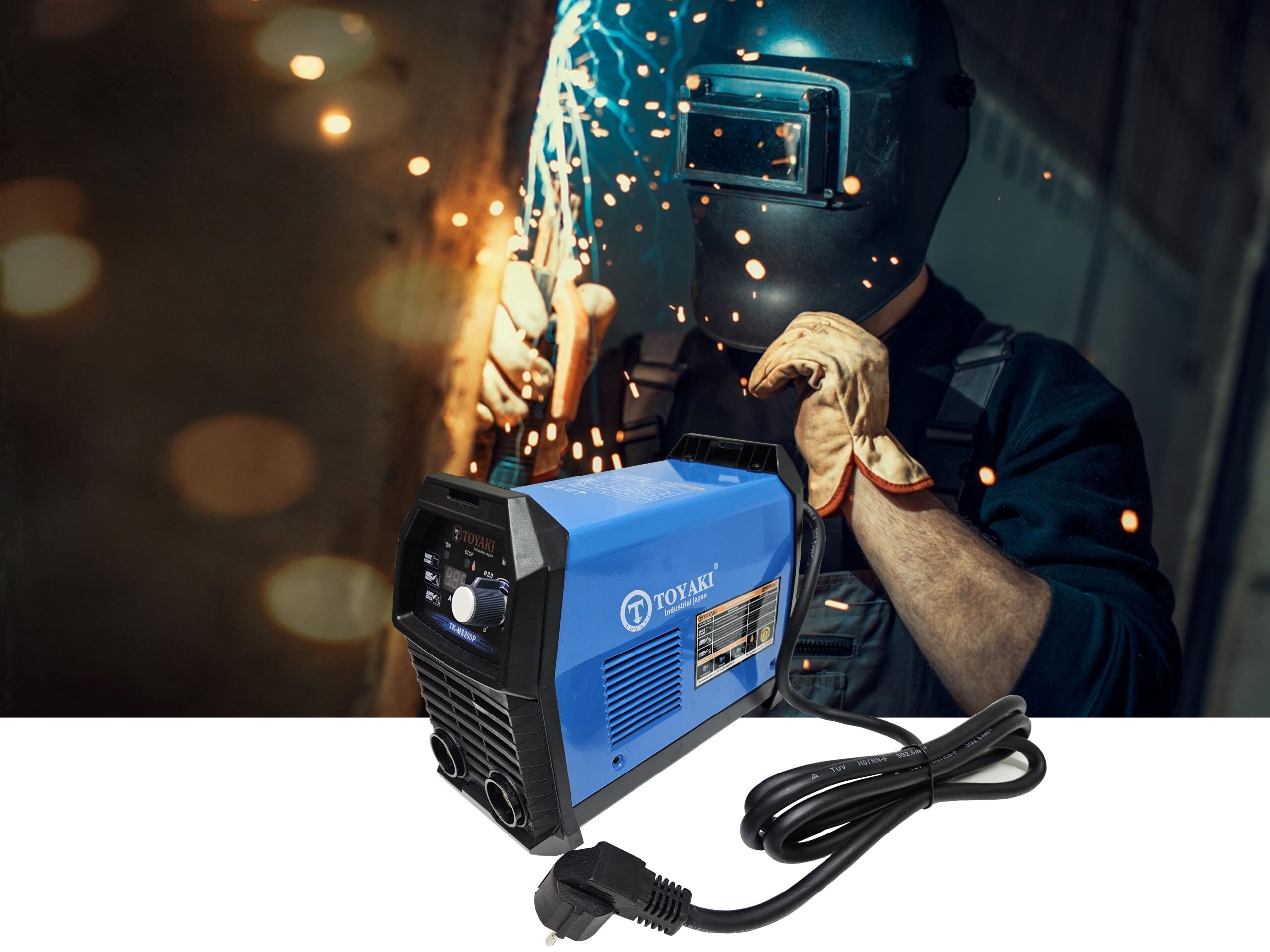 Maquina De Soldar 200amp Toyaki Japón Uso Pesado Más Mascara - Imagen 4