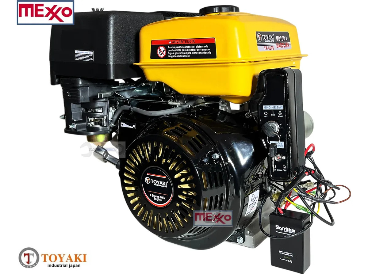 Motor Bencinero 15HP Partida Eléctrica Toyaki Lic. Jap. - Imagen 6