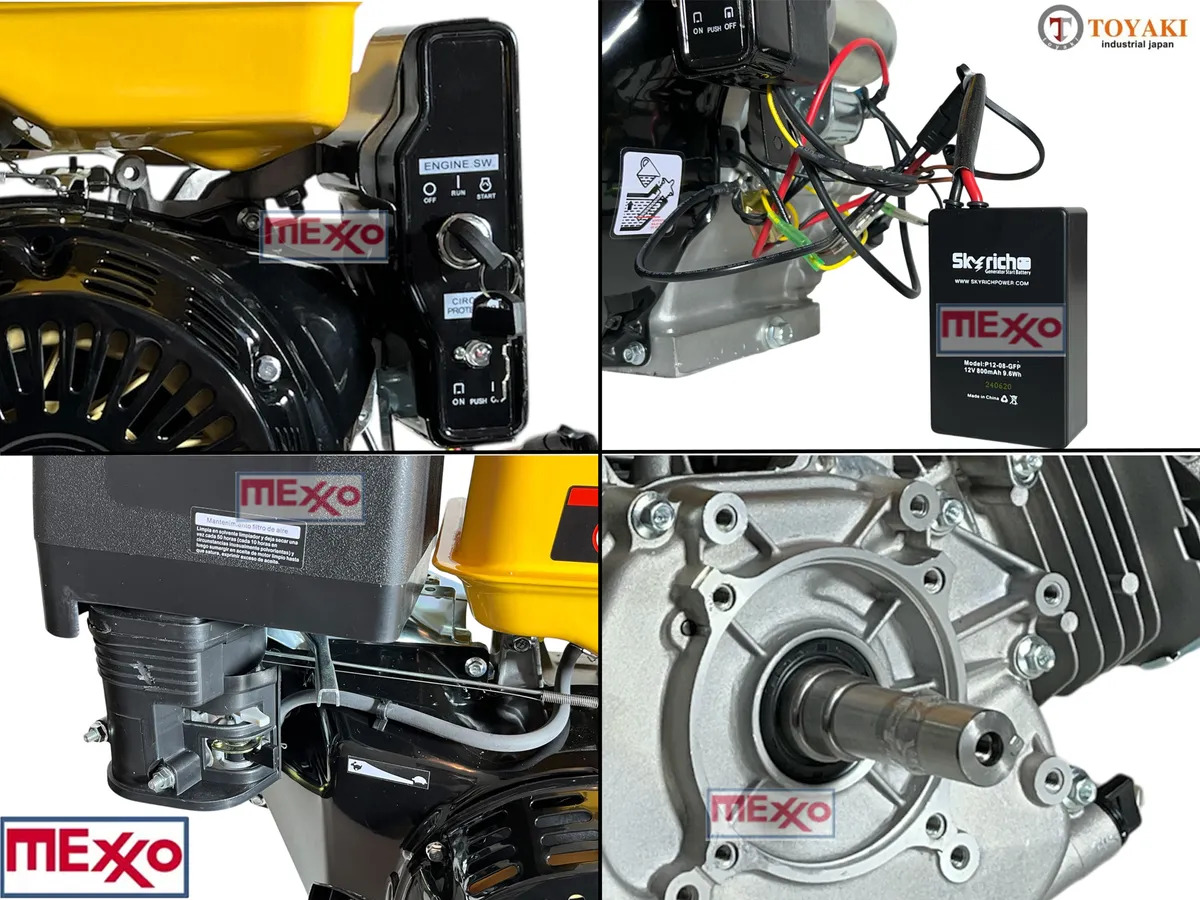 Motor Bencinero 15HP Partida Eléctrica Toyaki Lic. Jap. - Imagen 7
