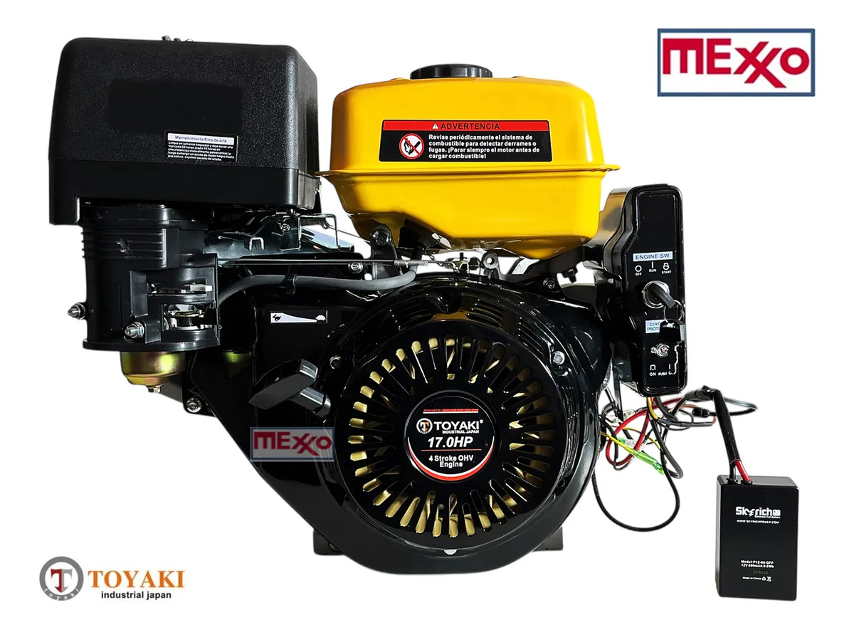 Motor Bencinero 17hp Partida Eléctrica Toyaki Lic. Jap. - Imagen 6