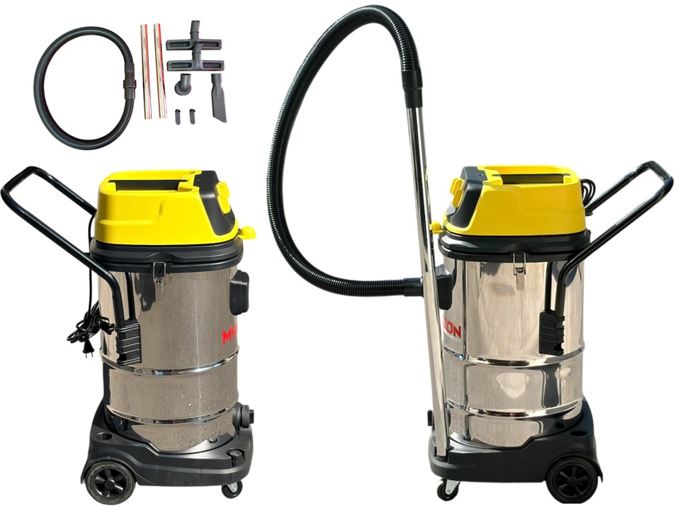 Aspiradora Industrial 70l 3 Motores 3600w Polvo/agua Lic Jap - Imagen 4